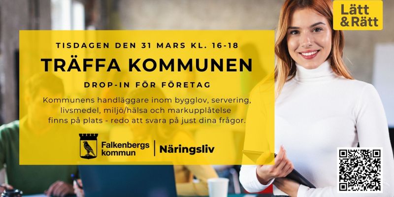 Träffa kommunen - Drop in för dig som driver eller fundera på att starta ett företag