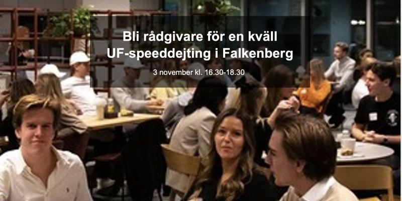 Rådgivare för en kväll på UF-speeddejting Falkenberg