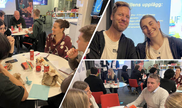 Näringslivsenheten stöttar framtidens entreprenörer på UF-speed-dejting