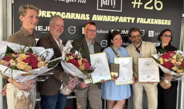 Falkenbergs näringsliv hyllas på Företagarnas Awardparty – här är årets vinnare
