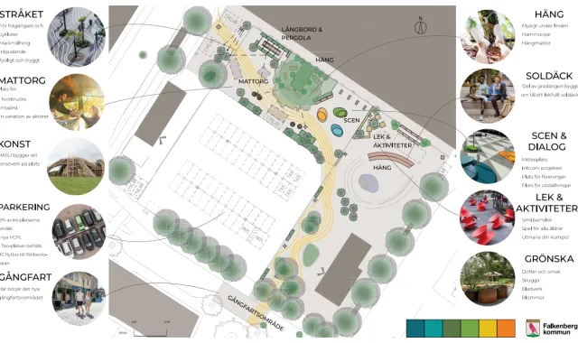 Falkenberg gör plats för mat, möten och framtid – välkommen till Sommartorget 2025!